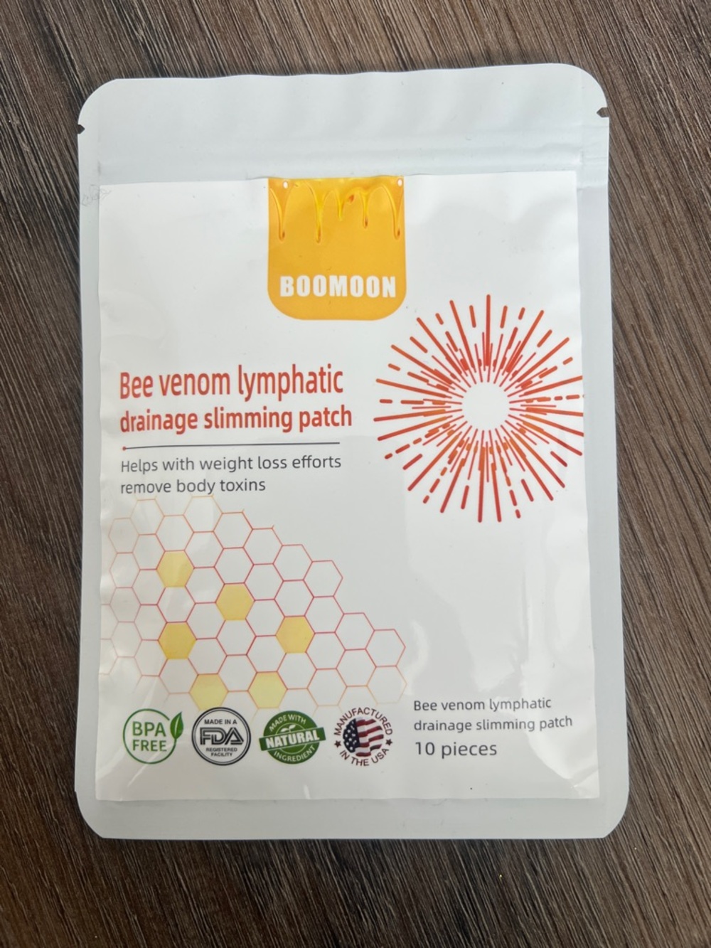 New Bee Venom Lymphatic Drainage Slimming Patch